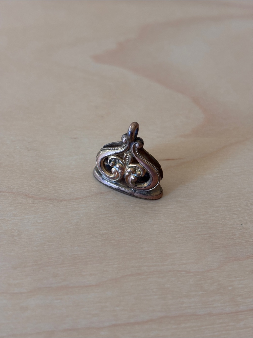 Antique Filigree Wax Seal Fob
